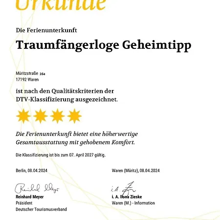 Апартаменты Traumfaengerloge -hafenresidenz *